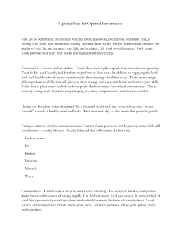 NUTRITION WORKSHEET