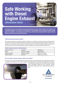 Safe Working with Diesel Engine Exhaust