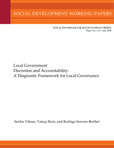 Local Government Discretion and Accountability