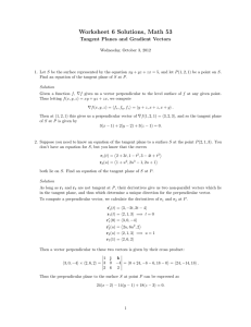 Worksheet 6 Solutions, Math 53