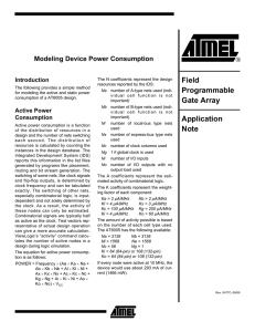 Modeling Device Power Consumption Application Note