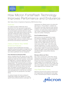 How FortisFlash Technology Improves Performance and Endurance