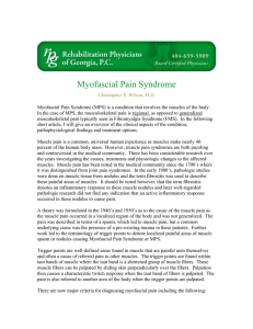 Myofascial Pain Syndrome - Physician Pain Specialists