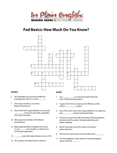 Fed Basics: How Much Do You Know?
