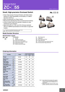 ZC-D55-01 Datasheet - Mouser Electronics