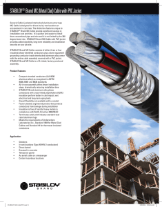STABILOY® Brand MC (Metal Clad) Cable with PVC Jacket