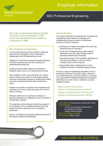 241 [PressNB] A4 (P) (x2) MSc Prof Eng Employer twin leaflet