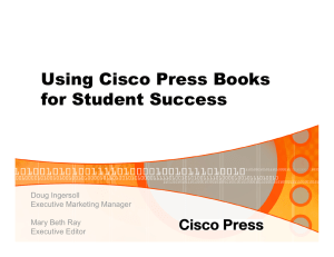 Using Cisco Press Books for Student Success