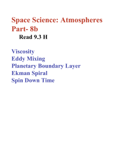 Space Science: Atmospheres Part