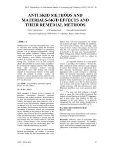 Anti Skid - Engg Journals Publications
