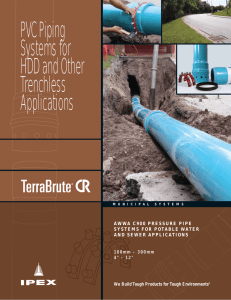 PVC Piping Systems for HDD and Other Trenchless Applications