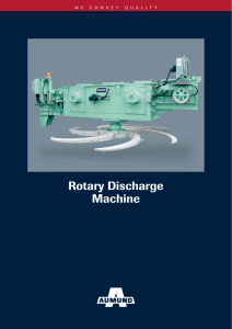 Rotary Discharge Machine