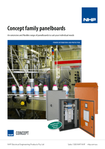 Concept family panelboards
