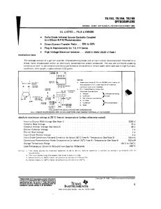 Optocouplers - Texas Instruments