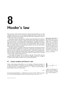 Hooke`s law