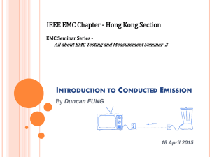 EMC Conducted Emission
