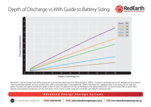 Depth of Discharge vs kWh Guide to Battery Sizing
