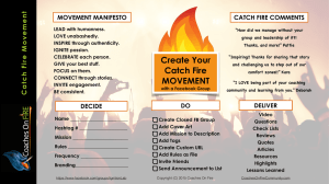 Catch Fire Movement Cheat Sheet