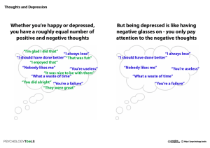 Whether you`re happy or depressed, you have a roughly equal
