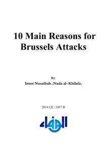 10 Main Reasons for Brussels Attacks