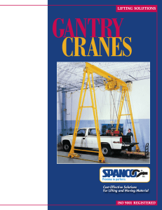SPANCO Gantry Cranes Brochure - Cisco