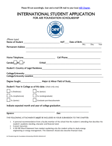 Please fill out accordingly - Association of Energy Engineers