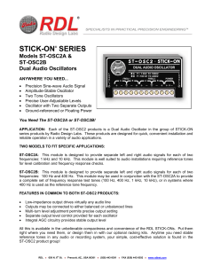 Dual Audio Oscillators - AV-iQ
