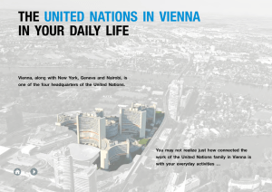 The United Nations in Vienna in your daily life