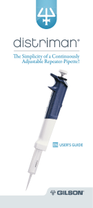 The Simplicity of a Continuously Adjustable Repeater-Pipette!