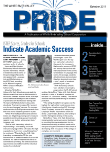 Indicate Academic Success - White River Valley Schools