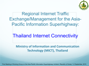 Thailand Internet Connectivity