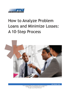 How to Analyze Problem Loans and Minimize Losses: A 10