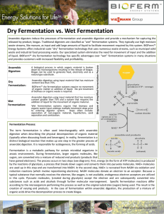 Dry Fermentation vs. Wet Fermentation