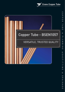 BSEN1057 - Crane Copper Tube