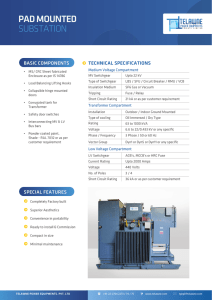 7_Pad Mounted Substation - Online Exhibitor Manuals