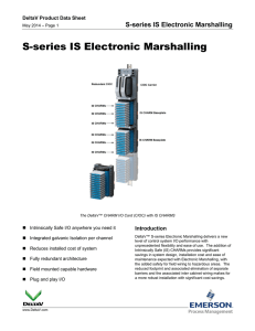 S-series IS Electronic Marshalling