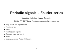 Periodic signals