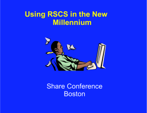 RSCS Presentation