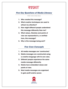 Five Key Questions - Center for Media Literacy