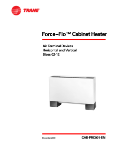 Force–Flo™ Cabinet Heater