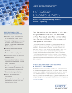 laboratory logistics services