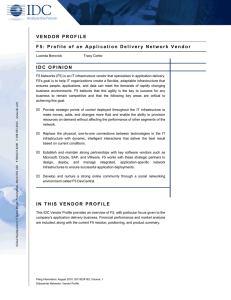 Profile of an Application Delivery Network Vendor