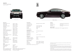 WRAITH Technical specification World Version - Rolls