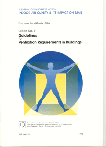 Guidelines for Ventilation Requirements in Buildings