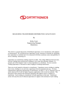 distributed capacitance paper