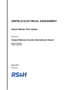 AIRFIELD ELECTRICAL ASSESSMENT Airport Master Plan Update