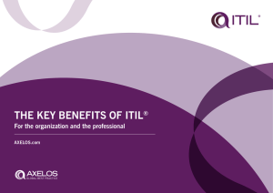 the key benefits of itil