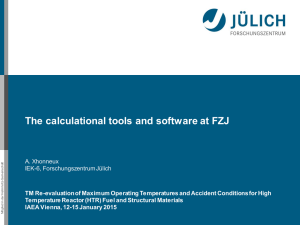 The calculational tools and software at FZJ