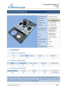 Datasheet - I4 APU Power Panel Module V1.5