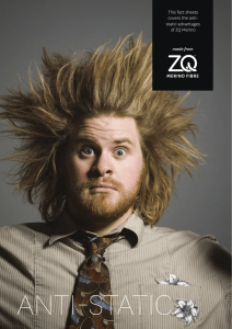 This fact sheets covers the anti- static advantages of ZQ Merino